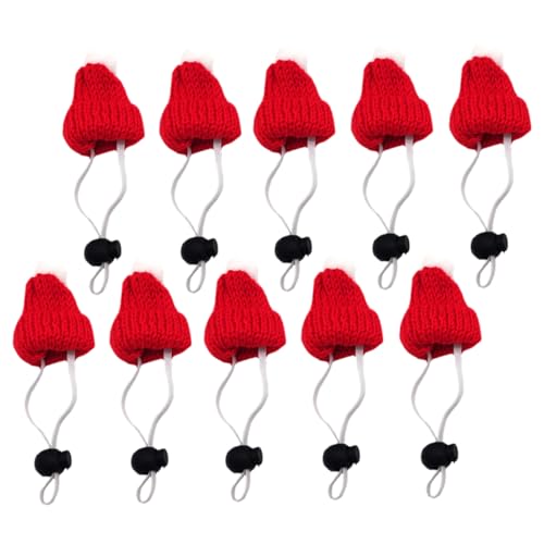 Abaodam 10 Stück Teiliges Kleine Gestrickte Haustiermützen Verstellbar Bunte Weihnachtshüte für Mäuse Igel Schildkröten Katzen Niedliche Party und Fotorequisiten für Kleine Tiere Abaodam 10 Stück Teiliges Kleine Gestrickte Haustiermützen Verstellbar Bunte Weihnachtshüte für Mäuse Igel Schildkröten Katzen Niedliche Party und Fotorequisiten für Kleine Tiere von Abaodam