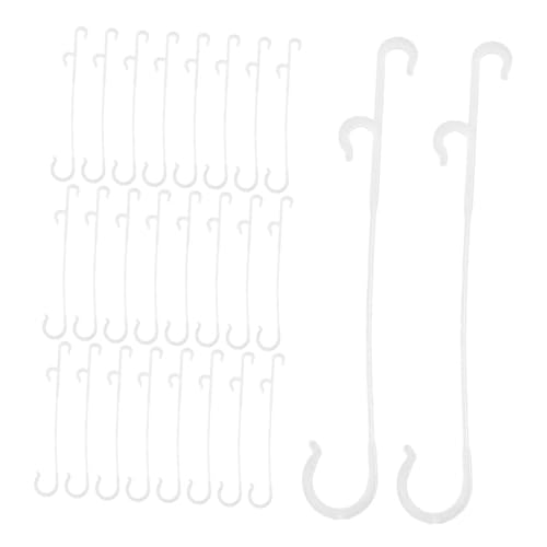 Abaodam 100 Stück Pflanzenstützpfähle Aus Kunststoff Für Die Veredelung Von Gemüsereben-Clips von Abaodam