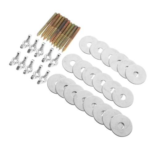 Abaodam 12er-Pack Vogelkäfig-zubehör Papageien-sitzstangen-ständerschrauben Vogel-sitzstangenschrauben Kleintierkäfig-Hardware von Abaodam