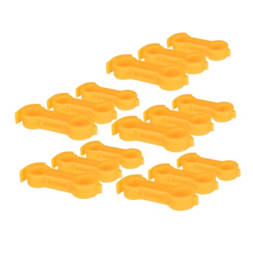 Abaodam 15 Stück Kükenbein-Hobbles, PVC-Bandage zur Korrektur von Spuckbeinen, bequeme Beinbänder für Küken, Wachteln, Enten, langlebig, einfache Installation, Geflügelzubehör von Abaodam