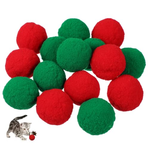 Abaodam 15 Stück Teiliges Bunte Plüschbälle Katzenspielzeug Weiche Kuschelbälle für Katzen Interaktives Haustier Beschäftigung und Spaß Farbige Katzenspielbälle Zufällige Zufällige Farbe Abaodam 15 Stück Teiliges Bunte Plüschbälle Katzenspielzeug Weiche Kuschelbälle für Katzen Interaktives Haustier Beschäftigung und Spaß Farbige Katzenspielbälle Zufällige Zufällige Farbe von Abaodam