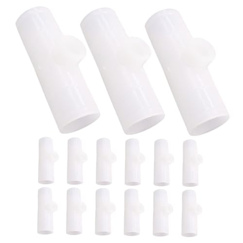 Abaodam 15 Stück Teiliges Hühner Trinkwasser Adapter Automatische Geflügeltränke Rohrverbinder Langlebige Fittings für Reparatur und Installation Kompatibel mit Rohrsystemen für Hühner von Abaodam