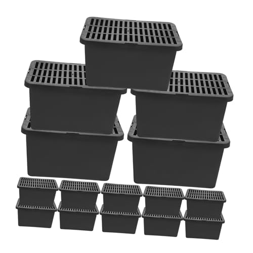 Abaodam 15 Stück Teiliges Reptilien-transportbox Robustem Kunststoff mit Deckel Atmungsaktiv und Kompakt Vielseitig als Schildkröten- Echsen Hamster-Tragetasche für Sicheren Tiertransport von Abaodam