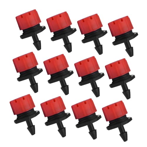 Abaodam 150 Stück Einstellbare Tropf Bewässerungsdüsen für Gartenbewässerungssysteme Effiziente Tropf Bewässerung für Blumenbeete und Gewächshäuser Rote Sprinkler Abaodam 150 Stück Einstellbare Tropf Bewässerungsdüsen für Gartenbewässerungssysteme Effiziente Tropf Bewässerung für Blumenbeete und Gewächshäuser Rote Sprinkler von Abaodam
