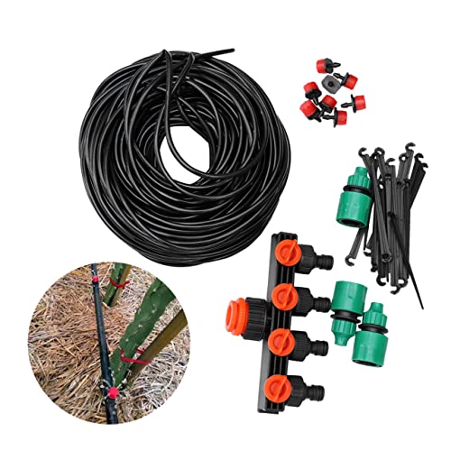Abaodam 156Stücke Gartenbewässerungssystem Teilig DIY Mikrotropfer mit Schlauch und Wasserschlauch Splitter Einstellbare Tropfgeschwindigkeit für Pflanzenpflege Abaodam 156Stücke Gartenbewässerungssystem Teilig DIY Mikrotropfer mit Schlauch und Wasserschlauch Splitter Einstellbare Tropfgeschwindigkeit für Pflanzenpflege von Abaodam