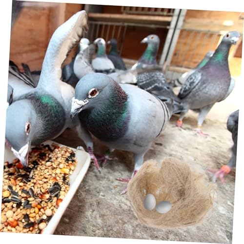 Abaodam 1Packung Natürliche Nistmaterialien für Vögel Jute Nestmaterial für Wellensittiche Kanarienvögel und Andere Kleine Tiere Bietet Wärme und im Winter von Abaodam