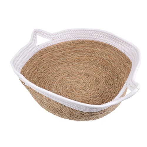 Abaodam 1Pc Katzen Sommerschlafbett Hauskatzen Katzenbett Mittleres Bett Für Katzenbettmatte Innenbetten Schlafbett Katzenschlafbett Katzenruhenest Katzensommerbett Weißes Stroh Abaodam 1Pc Katzen Sommerschlafbett Hauskatzen Katzenbett Mittleres Bett Für Katzenbettmatte Innenbetten Schlafbett Katzenschlafbett Katzenruhenest Katzensommerbett Weißes Stroh von Abaodam