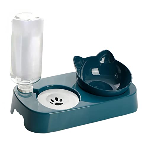 Abaodam 1Satz Automatischer Haustier Wasser und Futterspender mit Kapazität Langlebigem Langsamer Fressschüssel für Katzen und Kleine Verhindert Verschütten und Sorgt Abaodam 1Satz Automatischer Haustier Wasser und Futterspender mit Kapazität Langlebigem Langsamer Fressschüssel für Katzen und Kleine Verhindert Verschütten und Sorgt von Abaodam