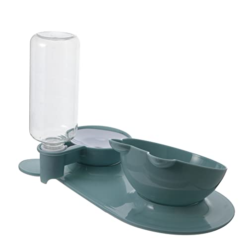 Abaodam Wasserflasche Für Haustiere Mit Erhöhtem Futternapf Für Katzen Schwerkraft-wasserflasche Aus Hochwertigem Kunststoff Und Pp-Material Einfach Zu Reinigen Montieren Abaodam Wasserflasche Für Haustiere Mit Erhöhtem Futternapf Für Katzen Schwerkraft-wasserflasche Aus Hochwertigem Kunststoff Und Pp-Material Einfach Zu Reinigen Montieren von Abaodam