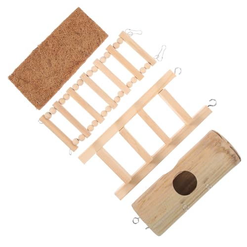 Abaodam 1satz Natürliche Hamsterversteck Mit Kletterleiter Teiliges Set Für Zwerghamster Und Kleintiere Sicheres Schlafnest Mit Kletterspaß Und Spielmöglichkeiten Abaodam 1satz Natürliche Hamsterversteck Mit Kletterleiter Teiliges Set Für Zwerghamster Und Kleintiere Sicheres Schlafnest Mit Kletterspaß Und Spielmöglichkeiten von Abaodam