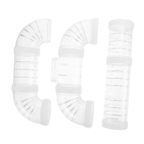 Abaodam 1Satz Hamsterkäfig Außenrohr DIY Hamster Tunnel Flexibles Verbindungsrohr für Hamsterkäfig für Hamster und Kleine Haustiere zu Installieren von Abaodam