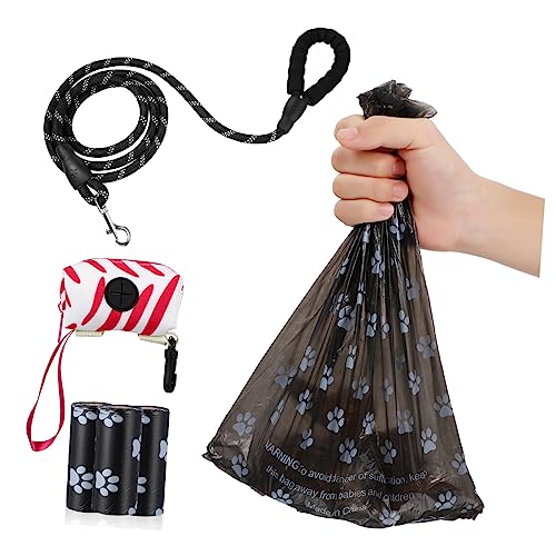 Abaodam 1Satz Hochleistungs Haustier Leine mit Hundekotbeutel Halter Leine Kotbeutel und Tragebox Zufälliger für Hundetraining und mit Kleinen von Abaodam