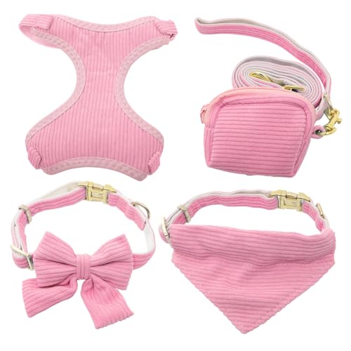 Abaodam 1Satz Hundeleinen Set für Kleine und Mittelgroße Verstellbares Brustgeschirr mit Leine Atmungsaktive Weste und Bandana Kotbeutelhalter Abaodam 1Satz Hundeleinen Set für Kleine und Mittelgroße Verstellbares Brustgeschirr mit Leine Atmungsaktive Weste und Bandana Kotbeutelhalter von Abaodam