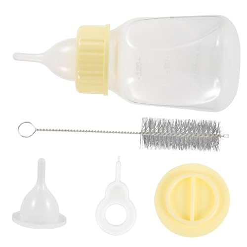 Abaodam 1Satz Kätzchen Futterflasche Weiche und Elastische Stillflasche für Welpen und Kleine Haustiere zu Reinigen Sicher für Tägliche Fütterung und Pflege von Abaodam