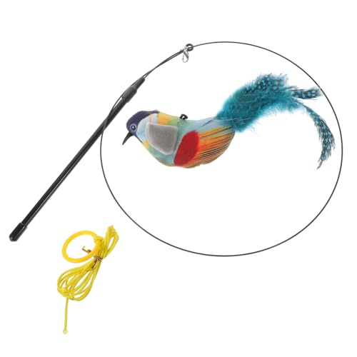 Abaodam 1Satz Katzenspielzeug Mit Lebensechtem Vogel Interaktives Katzenspielzeug Mit Katzenminze Leichtes Teaser Stab Design Für Spielspaß Und Jagdinstinkte Abaodam 1Satz Katzenspielzeug Mit Lebensechtem Vogel Interaktives Katzenspielzeug Mit Katzenminze Leichtes Teaser Stab Design Für Spielspaß Und Jagdinstinkte von Abaodam