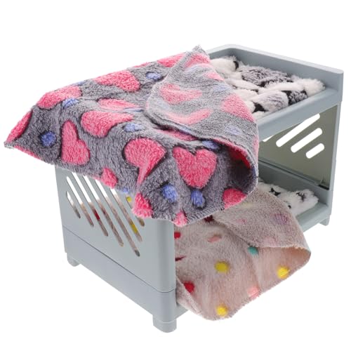 Abaodam Multifunktionales Doppellagiges Hamsterbett für Meerschweinchen Kaninchen und Chinchillas und Abnehmbares Schlafnest mit Verschleißfestem Material für Kleintiere Abaodam Multifunktionales Doppellagiges Hamsterbett für Meerschweinchen Kaninchen und Chinchillas und Abnehmbares Schlafnest mit Verschleißfestem Material für Kleintiere von Abaodam