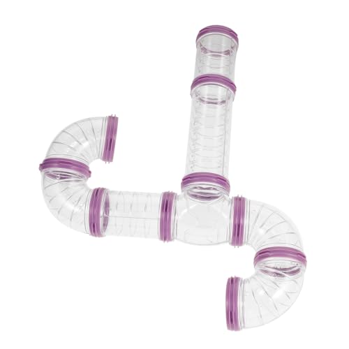 Abaodam 1Satz Kreatives Hamster Spielzeugset Transparentes DIY Röhrensystem für Hamsterkäfige Stabiler Verbindungstunnel für Kleine Haustiere Wie Hamster Meerschweinchen von Abaodam