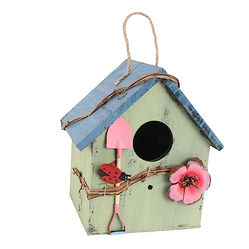 Abaodam 1Stück Hängendes Vogelnest aus Hochwertigem Holz Outdoor Vogelhaus für Garten und Balkon Schützendes Nistplatz für Kleine Vögel Umweltfreundliche Dekoration für Zuhause Abaodam 1Stück Hängendes Vogelnest aus Hochwertigem Holz Outdoor Vogelhaus für Garten und Balkon Schützendes Nistplatz für Kleine Vögel Umweltfreundliche Dekoration für Zuhause von Abaodam