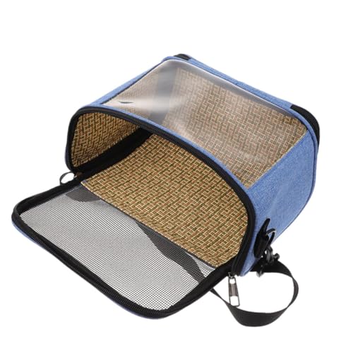 Abaodam 1Stück Hamster Tragetasche Leichte Reisetasche für Kleintiere Atmungsaktiver mit Schultergurt für Hamster Meerschweinchen Chinchillas von Abaodam