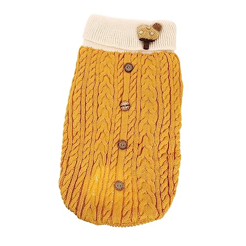 Abaodam 1Stück Haustier Pullover Für Warmer Hochabschließender Strickpullover Für Winter Und Herbst Für Kleine Und Mittelgroße Modisches Design Abaodam 1Stück Haustier Pullover Für Warmer Hochabschließender Strickpullover Für Winter Und Herbst Für Kleine Und Mittelgroße Modisches Design von Abaodam