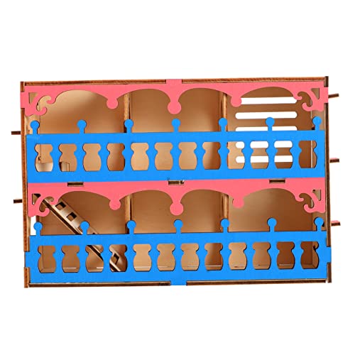 Abaodam Hamster Labyrinth Tunnelspielzeug aus Holz Aktivitäts Haustier Spielzeug für Kleine Nagetiere Geeignet für Hamster Ratten und Kleintiere Fördert Gesundes Wachstum und Stress Abaodam Hamster Labyrinth Tunnelspielzeug aus Holz Aktivitäts Haustier Spielzeug für Kleine Nagetiere Geeignet für Hamster Ratten und Kleintiere Fördert Gesundes Wachstum und Stress von Abaodam