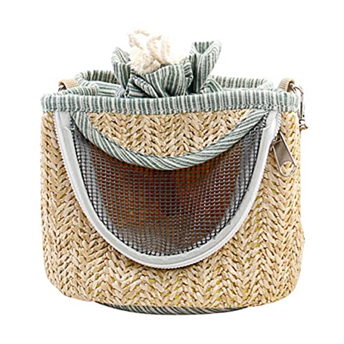 Abaodam 1Stück Kleine Tragetasche für Haustiere Comfy Pet Bag mit Fenster für Hamster Meerschweinchen und Andere Kleintiere für Outdoor Reisen Zufällige und Langlebig von Abaodam