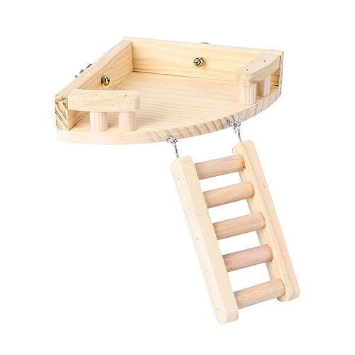 Abaodam Hamster Spielzeug Kletterleiter aus Holz Aktivitätsstruktur für Kleintiere Einfach im Käfig zu Installieren Fördert Bewegung und Koordination für Hamster und Andere Haustiere Abaodam Hamster Spielzeug Kletterleiter aus Holz Aktivitätsstruktur für Kleintiere Einfach im Käfig zu Installieren Fördert Bewegung und Koordination für Hamster und Andere Haustiere von Abaodam