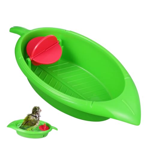 Abaodam 1Stück Papageien Badewanne für Haustiere Multifunktionale Vogelbadewanne Rosig Grün für Wellensittiche und Kleine Fördert und Stressabbau aus Hochwertigen Abaodam 1Stück Papageien Badewanne für Haustiere Multifunktionale Vogelbadewanne Rosig Grün für Wellensittiche und Kleine Fördert und Stressabbau aus Hochwertigen von Abaodam