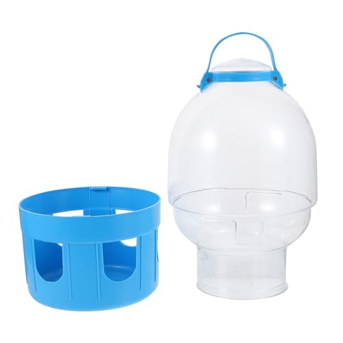 Abaodam 1Stück Taubenwasserbehälter Transparenter Wasserspender für Haustier Tauben Hängendes Design zu Reinigen für Tierhandlungen und Reisen von Abaodam