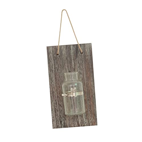 Abaodam 1Stück Wandvase Mit Glasblumenvase Vintage Blumenbehälter Für Wanddekoration Im Boho Für Wohnzimmer Und Schlafzimmer Zufällig von Abaodam