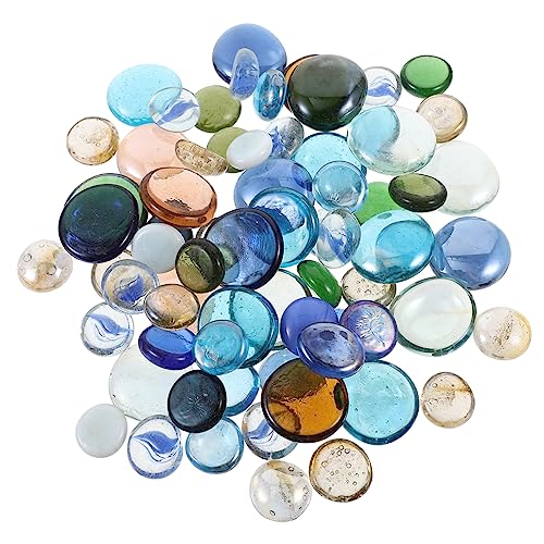 Abaodam 1tasche Aquariensteine Aus Glas Für Aquarien Kleine Glassteine Aquariendekoration Aquarienkiessteine Steine Für Schildkrötenbecken von Abaodam