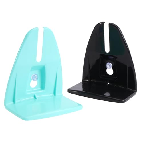 Abaodam 2 STÜCK Hamster Laufrad Halterung Stabile Halter für Laufräder Multifunktional als Wassernapf Laufradstütze Leichter Tragbarer Kleintier Zubehör Farblich Sortiert Zufällige Farbe von Abaodam
