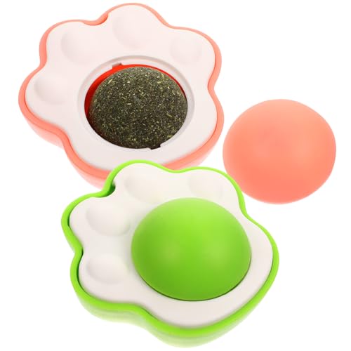 Abaodam 2 Sätze Katzenminze Ball Set Teiliges Kit Grün für Selbstunterhaltende Katzen Drehbar und Einfach zu Befestigen Fördert das Spiel Mundhygiene Abaodam 2 Sätze Katzenminze Ball Set Teiliges Kit Grün für Selbstunterhaltende Katzen Drehbar und Einfach zu Befestigen Fördert das Spiel Mundhygiene von Abaodam