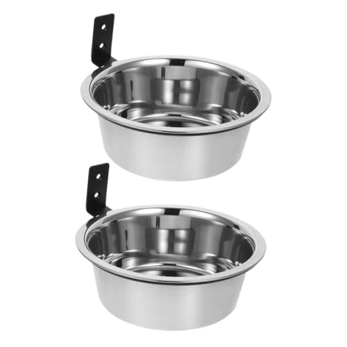 Abaodam 2 Sets Wandmontierte Haustier Fütterung Station Erhöhtes Hundefutter Und Wasserschalen Hängen Haustier Fütterungsschalen Edelstahlschalen Für Katzen Hunde Abaodam 2 Sets Wandmontierte Haustier Fütterung Station Erhöhtes Hundefutter Und Wasserschalen Hängen Haustier Fütterungsschalen Edelstahlschalen Für Katzen Hunde von Abaodam
