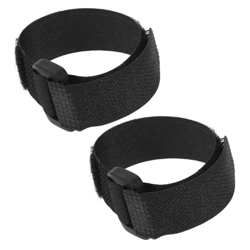 Abaodam 2 Stück Anti-Verhaken-Hahnhalsband Ersatz für Hahnenhalsgurte ersetzen Hahn krähende Krähhalsband für Geflügel Hahnenhalsband aus Nylon Huhn ersetzt Nackengurte Black von Abaodam
