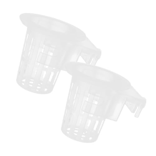 Abaodam 2 Stück Aquarium Pflanzenhalter Hängend Pflanzkorb für Wasserpflanzen Hydroponisch Stabil Langlebig Für Aquarien Garten Balkon Dekoration Mit Belüftungssystem von Abaodam