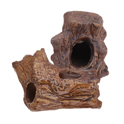 Abaodam 2 Stück Aquarium Versteckhöhle Aquarium Garnelenversteck Garnelenversteck Höhle Zuchttöpfe Unterschlupf Fischtank Versteck Dekoration Versteck Kleines von Abaodam