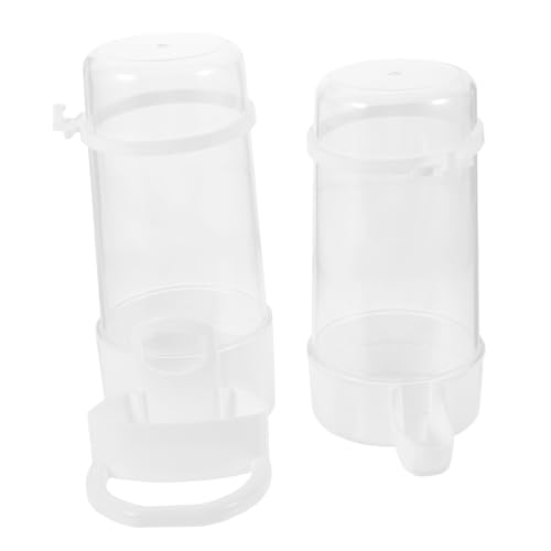 Abaodam 2 Stück Automatischer Vogelkäfig Futter und Wasserspender aus Strapazierfähigem Kompakt Leicht Vielseitig für Trockenfutter und Wasser Passend für Verschiedene Vogelarten und Abaodam 2 Stück Automatischer Vogelkäfig Futter und Wasserspender aus Strapazierfähigem Kompakt Leicht Vielseitig für Trockenfutter und Wasser Passend für Verschiedene Vogelarten und von Abaodam