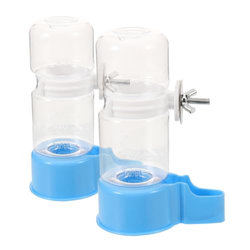 Abaodam 2 Stück Automatischer Vogelwasserspender Kunststoff Trinkflasche für Papageien Wellensittiche und Kleine Vögel Sicheres und Langlebiges Vogelzubehör für Käfige Abaodam 2 Stück Automatischer Vogelwasserspender Kunststoff Trinkflasche für Papageien Wellensittiche und Kleine Vögel Sicheres und Langlebiges Vogelzubehör für Käfige von Abaodam