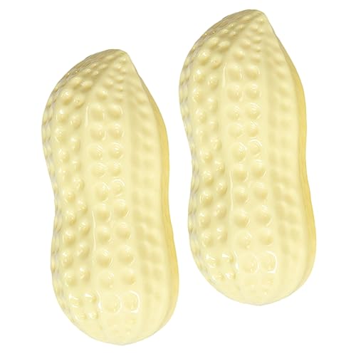 Abaodam 2 Stück Erdnussspielzeug interaktives knete Puppy Toys kauspielzeug Haustier Welpenspielzeug Quietschendes Hundespielzeug Hund interaktive Spielzeuge Beige Abaodam 2 Stück Erdnussspielzeug interaktives knete Puppy Toys kauspielzeug Haustier Welpenspielzeug Quietschendes Hundespielzeug Hund interaktive Spielzeuge Beige von Abaodam