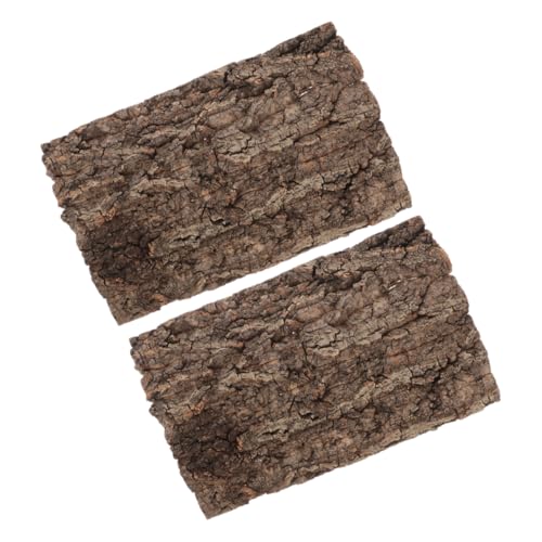 Abaodam 2stücke Korkrinde Rückwand Für Terrarium Natürliche Dekoration Für Reptilien Langlebig Und Ästhetisch Für Geckos Schlangen Und Aquarien Vielseitig Einsetzbar Für von Abaodam