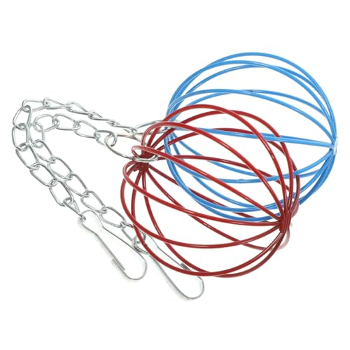 Abaodam 2 Stück Hängende Futterkugel aus Robustem Eisen für Kaninchen und Hamster Multifunktionaler Futterspender mit Stabiler Struktur Wiederbefüllbar Geeignet für Kleintierkäfige und von Abaodam