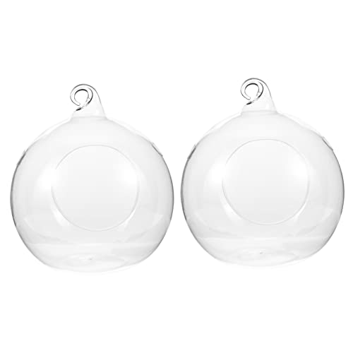 Abaodam 2 Stück Hängende Vase Anlage Drinnen Mikrolandschaftsterrarium Luftpflanzenterrarium Luftpflanzenhalter Hängendes Terrarium Für Den Haushalt Glas Abaodam 2 Stück Hängende Vase Anlage Drinnen Mikrolandschaftsterrarium Luftpflanzenterrarium Luftpflanzenhalter Hängendes Terrarium Für Den Haushalt Glas von Abaodam