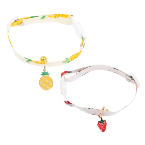 Abaodam 2 Stück Halsbandzubehör Katzenhalsbänder Süßes Katzen Haustierhalsband Kätzchenhalsband Mit Glöckchen Haustier Katzenhalsband Kettenhalsband Katzenhalsbänder Für Katzen Abaodam 2 Stück Halsbandzubehör Katzenhalsbänder Süßes Katzen Haustierhalsband Kätzchenhalsband Mit Glöckchen Haustier Katzenhalsband Kettenhalsband Katzenhalsbänder Für Katzen von Abaodam