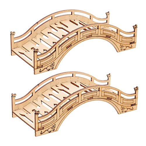 Abaodam 2stücke Holzleiterbrücke Für Hamster Und Kleintiere Pack Bissfestes Spielzeug Aus Naturholz Bewegung Und Koordination Für Haustiere Abaodam 2stücke Holzleiterbrücke Für Hamster Und Kleintiere Pack Bissfestes Spielzeug Aus Naturholz Bewegung Und Koordination Für Haustiere von Abaodam