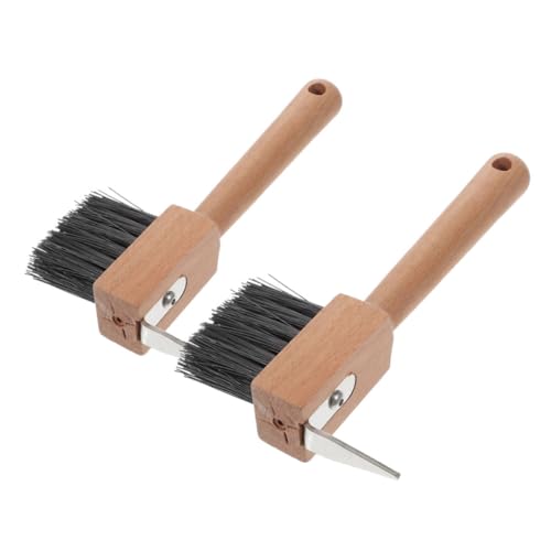 Abaodam 2stücke Hufbürste Mit Holzgriff Für Pferde Zur Hufreinigung Und Pflege Geeignet Für Nutztiere Hufpflegewerkzeug Für Gründliche Reinigungsaufgaben Abaodam 2stücke Hufbürste Mit Holzgriff Für Pferde Zur Hufreinigung Und Pflege Geeignet Für Nutztiere Hufpflegewerkzeug Für Gründliche Reinigungsaufgaben von Abaodam