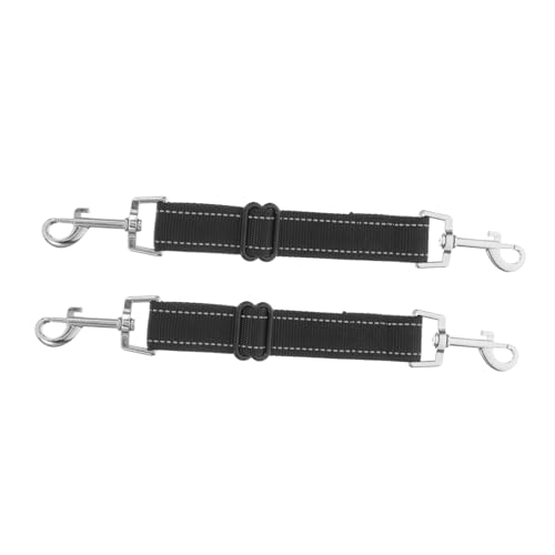 Abaodam 2 Stück Hundehalsband Verbinder Zugleine Für Kleine Hunde Ersatzleine Halsband Verbinder Zubehör Schnell Hundehalsband Leine Verlängerungsgurt Reflektierender Griff von Abaodam