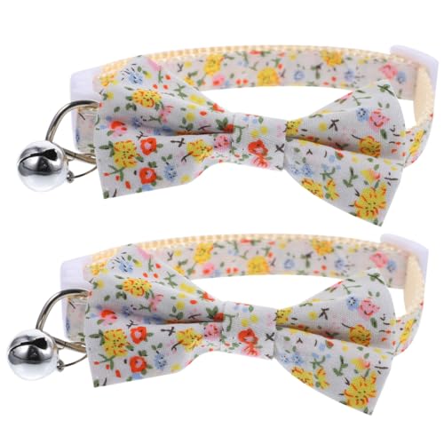 Abaodam 2 Stück Katzenkragen Mit Glocke Katzenhalsband Glocke Fliegehalsbänder Für Haustiere Fliegekragen Kätzchenkragen Katzenzubehör Anhänger Für Katzenhalsbänder Polyester-Nylon Abaodam 2 Stück Katzenkragen Mit Glocke Katzenhalsband Glocke Fliegehalsbänder Für Haustiere Fliegekragen Kätzchenkragen Katzenzubehör Anhänger Für Katzenhalsbänder Polyester-Nylon von Abaodam