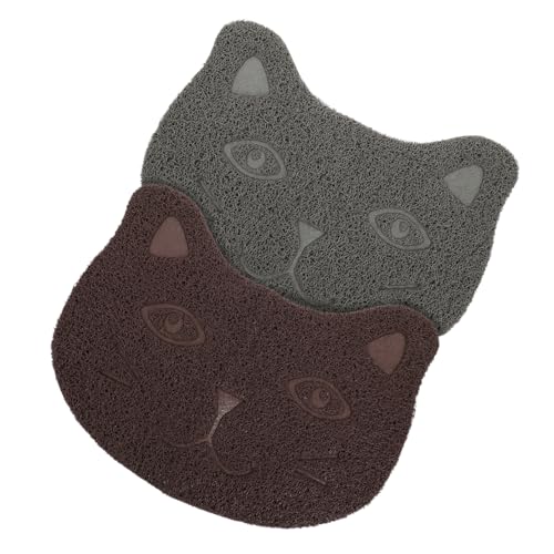 Abaodam 2 Stück Katzenstreu Matte Katzenteppich Matte Haustier Katzenzubehör Katzenstreu Groß Für Drinnen Unterlage Wurf Pads Nonslip Müllmatte Katze Frisst Matte PVC Abaodam 2 Stück Katzenstreu Matte Katzenteppich Matte Haustier Katzenzubehör Katzenstreu Groß Für Drinnen Unterlage Wurf Pads Nonslip Müllmatte Katze Frisst Matte PVC von Abaodam