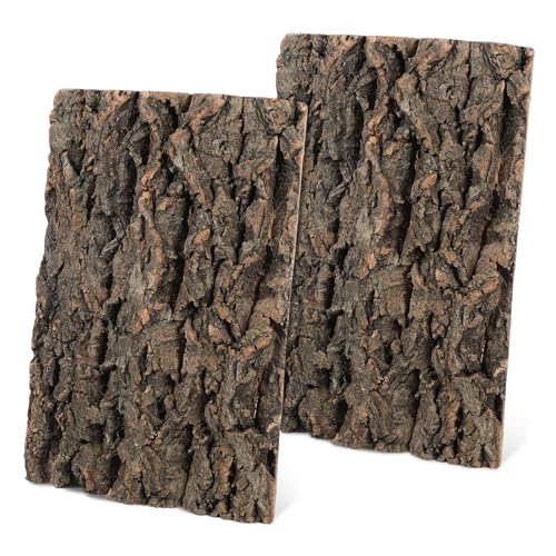 Abaodam 2 Stück Korkrinde Aquarium Dekoration für Reptilien Terrarium Kletterzubehör Natürliches Korkholz für Bartagamen und Geckos Langlebig und Sicher für Fische und Reptilien Abaodam 2 Stück Korkrinde Aquarium Dekoration für Reptilien Terrarium Kletterzubehör Natürliches Korkholz für Bartagamen und Geckos Langlebig und Sicher für Fische und Reptilien von Abaodam